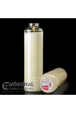 Cathedral Candle 14-Day 51% Beeswax "Domus Christi" Glass Candles (9)