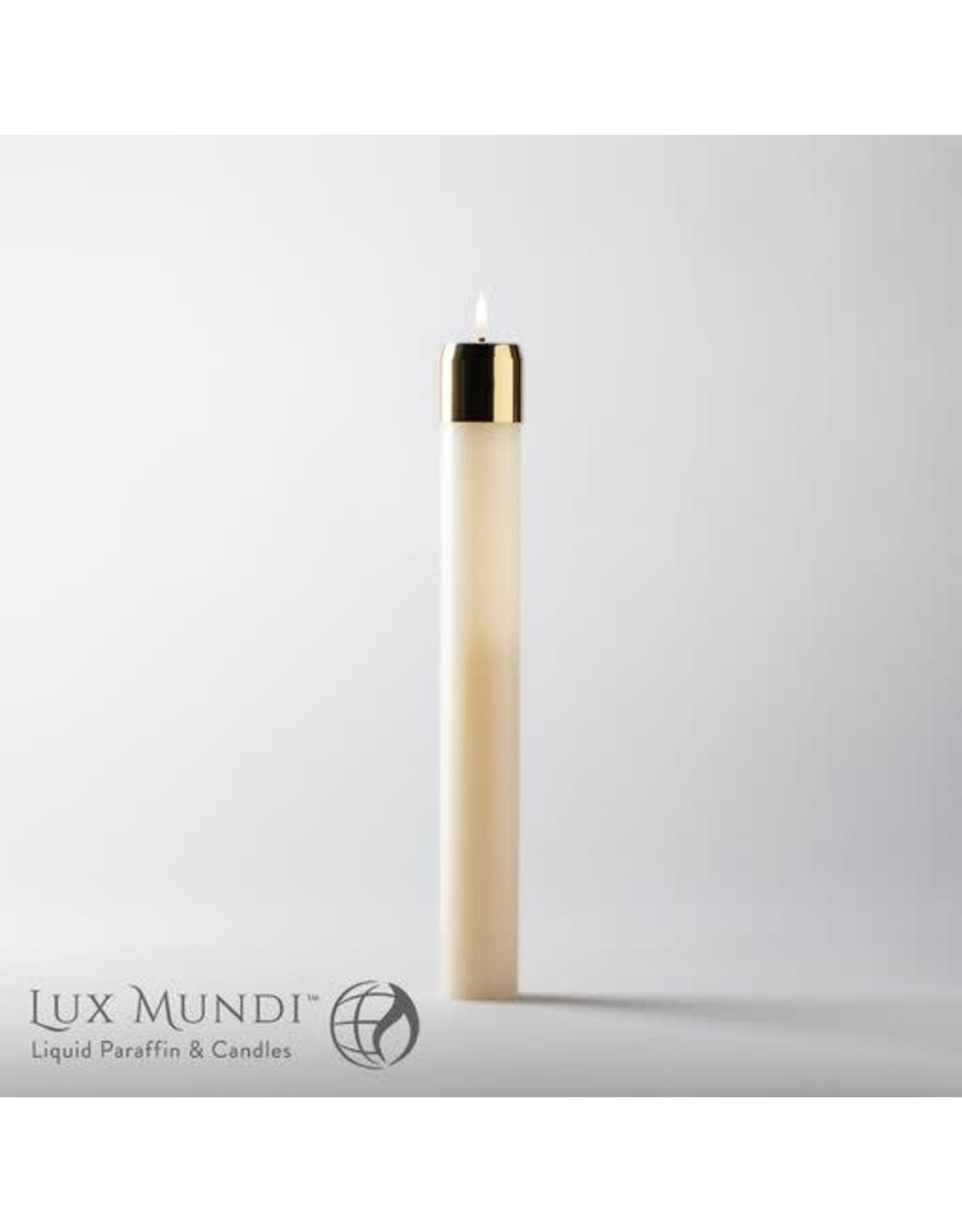 Lux Mundi Refillable Oil Altar Candle 1-15/16"x12"