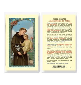 Hirten Holy Card, Laminated -Trece Minutos A San Antonio