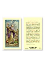 Hirten Holy Card, Laminated -Oracion A San Elias