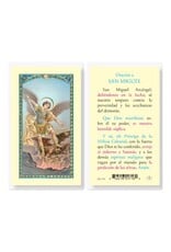 Hirten Holy Card, Laminated -Oracion A San Miguel Arcangel