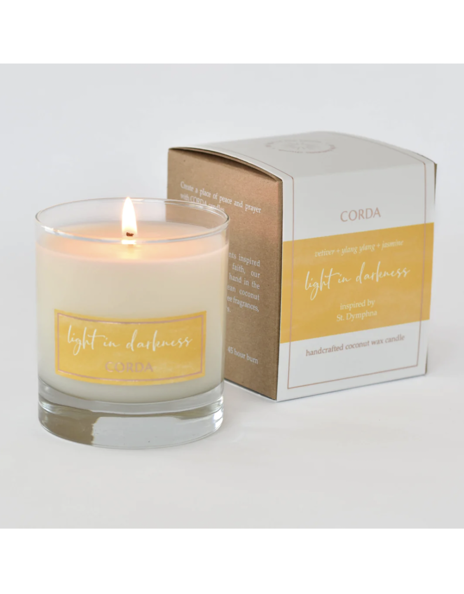 Corda Corda Candle - Light in Darkness - St. Dymphna