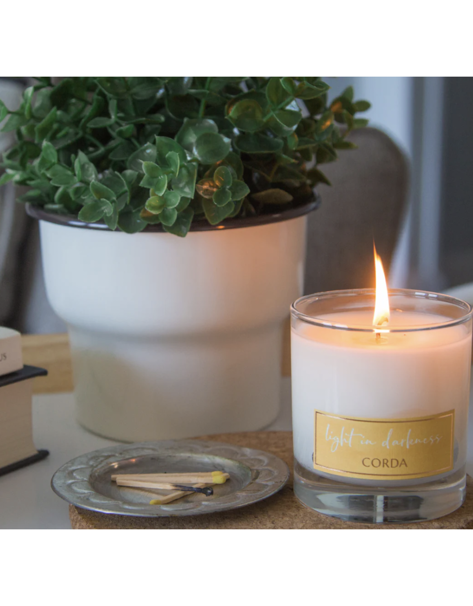 Corda Corda Candle - Light in Darkness - St. Dymphna