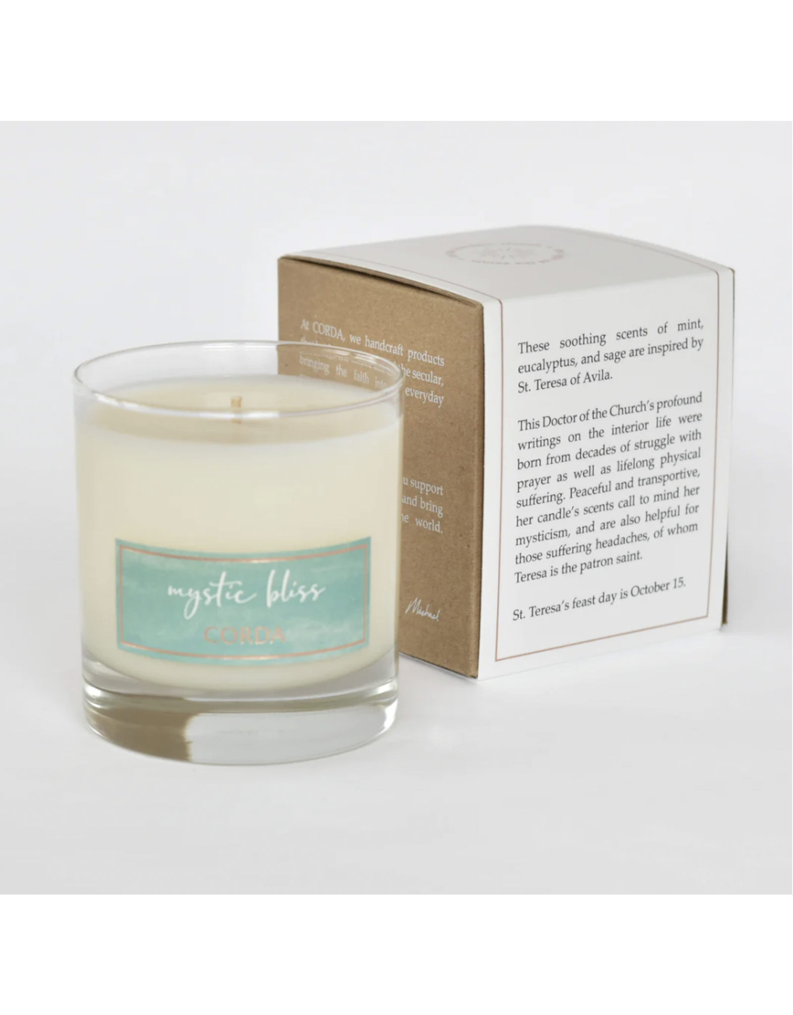 Corda Corda Candle - Mystic Bliss - St. Teresa of Avila