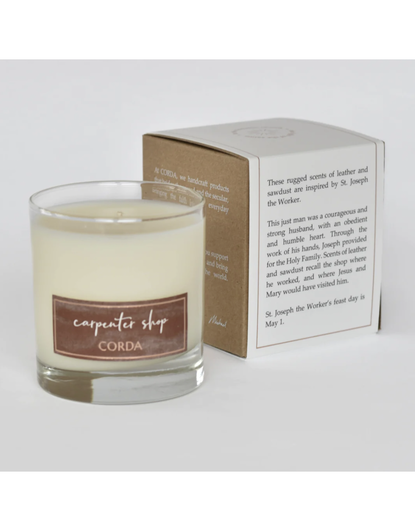 Corda Corda Candle - Carpenter Shop - St. Joseph the Worker