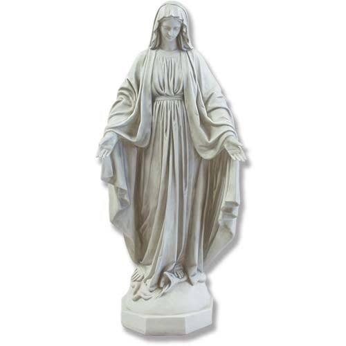 Our Lady of Grace Outdoor Statue Antique Stone (42") Reilly's