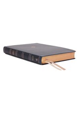 Thomas Nelson NKJV Thinline Reference Bible, Large Print, Blue Leathersoft with Rose Gold