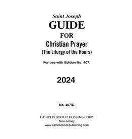 Catholic Book Publishing 2024 Guide for Christian Prayer, Large Print
