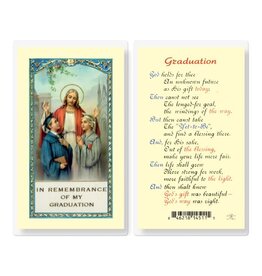 Hirten Holy Card, Laminated - Graduation