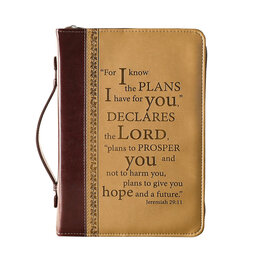 Christian Art Gifts Bible Cover - I Know the Plans,