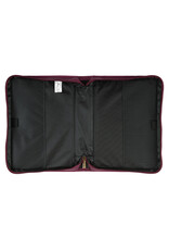 Christian Art Gifts Bible Cover - Walk by Faith, Ruby Red Faux Leather (2 Corinthians 5:7),