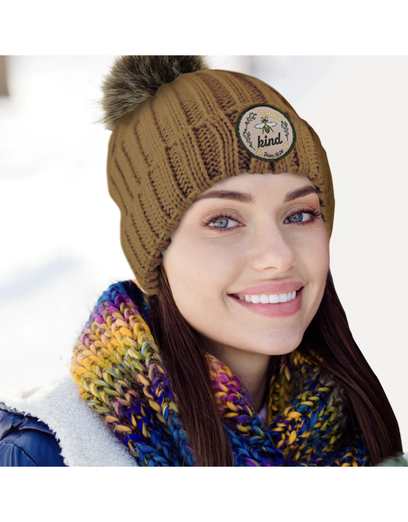 Grace & Truth Beanie - Be Kind (Proverbs 16:24)