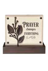 Abbey & CA Gift Prayer Changes Everything Faith Plaque