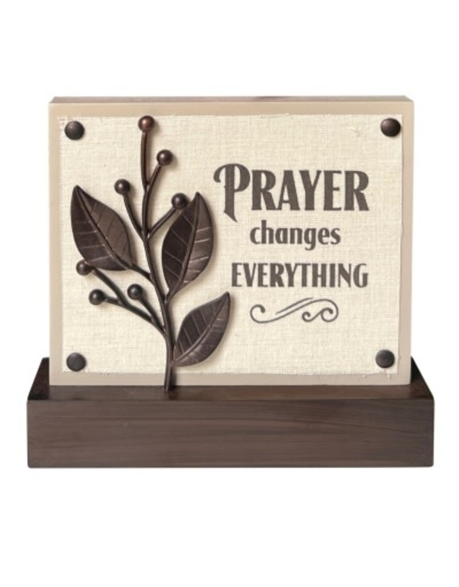 Abbey & CA Gift Prayer Changes Everything Faith Plaque