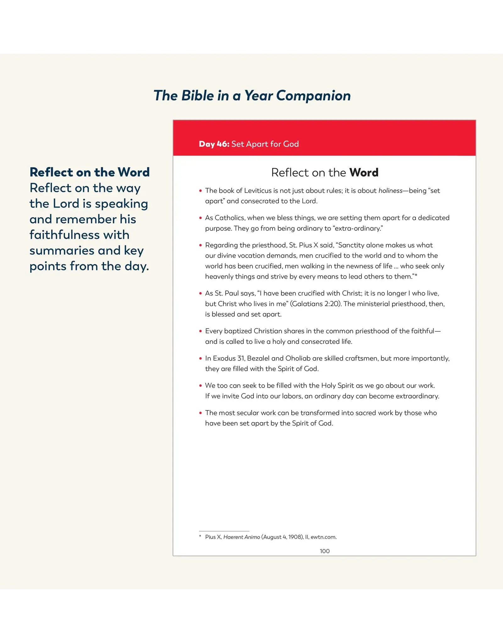 Ascension Press Bible in a Year Companion, Volume I