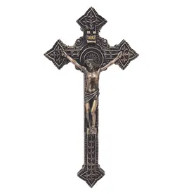 Goldscheider Crucifix 9" Bronze