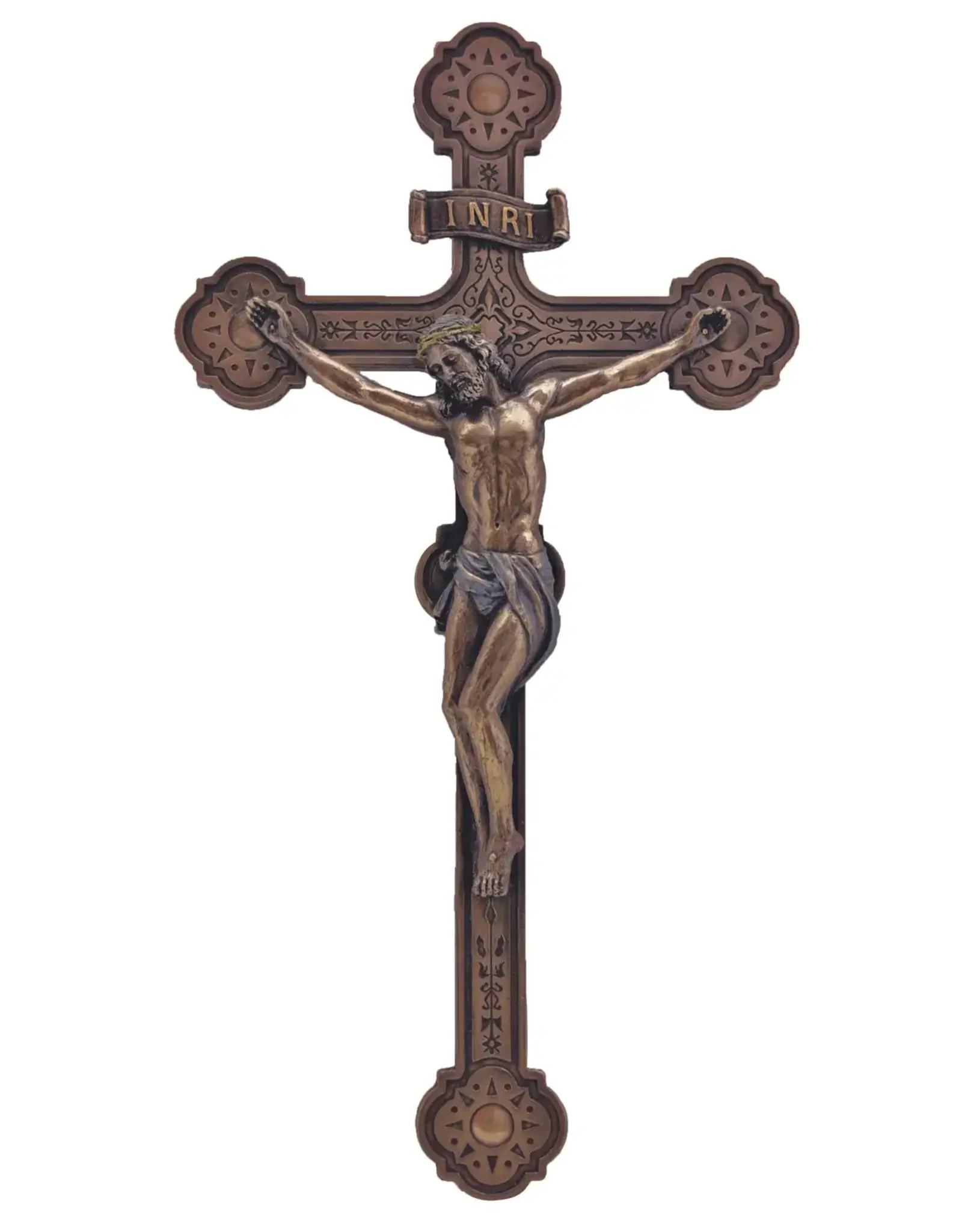 Goldscheider Crucifix 14" Bronze