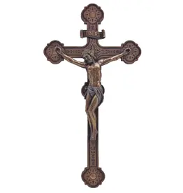 Goldscheider Crucifix 14" Bronze