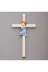 Roman Praying Boy Cross, 7.5"