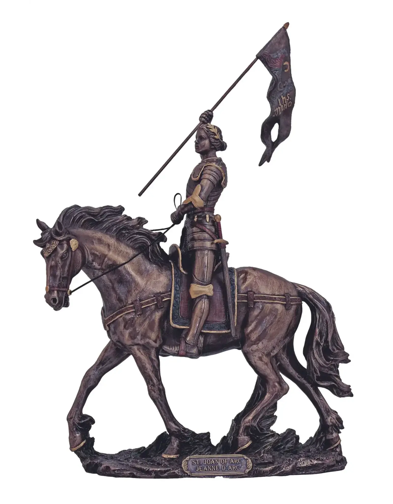 Goldscheider St. Joan of Arc Statue - Bronze (10"x11")