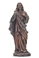 Goldscheider Sacred Heart of Jesus Statue - Bronze (10")
