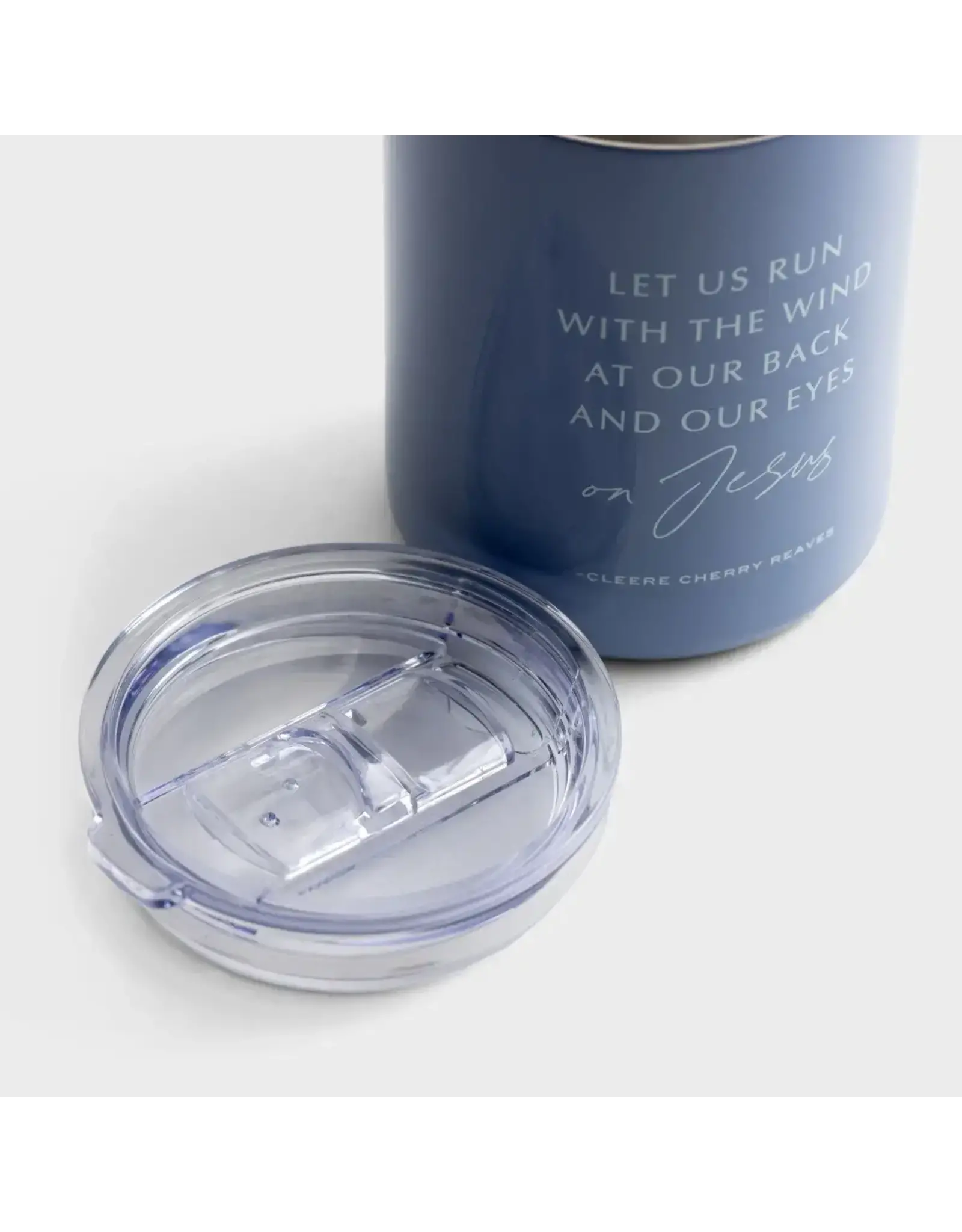 Cleerely Stated Tumbler - Let us Run (Stainless Steel)