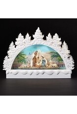 Roman LED Swirl Nativity Arch