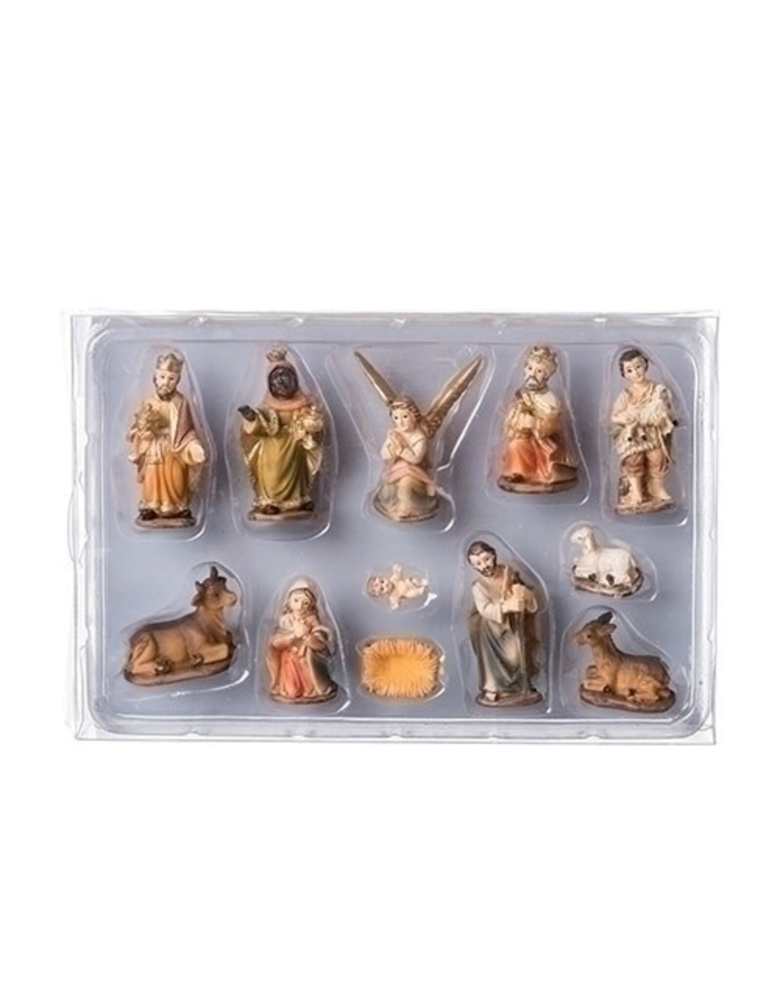 Roman Mini Nativity 12-Piece Set, 2"H