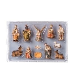 Roman Mini Nativity 12-Piece Set, 2"H