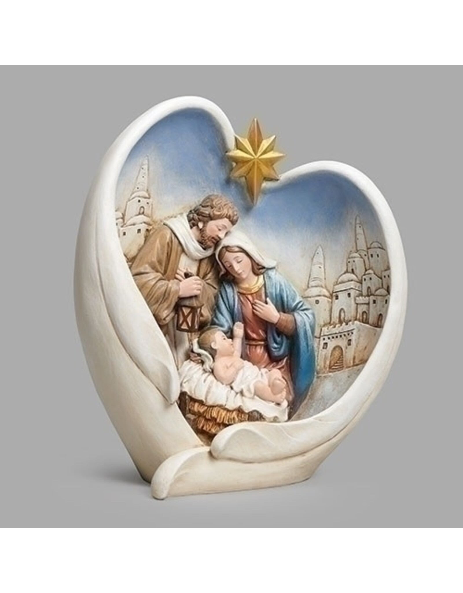 Roman Holy Family in Wings Figurine
