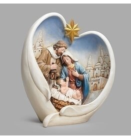 Roman Holy Family in Wings Figurine