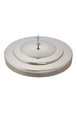 Sudbury Brass Communion Tray Cover (Lid) - Silvertone