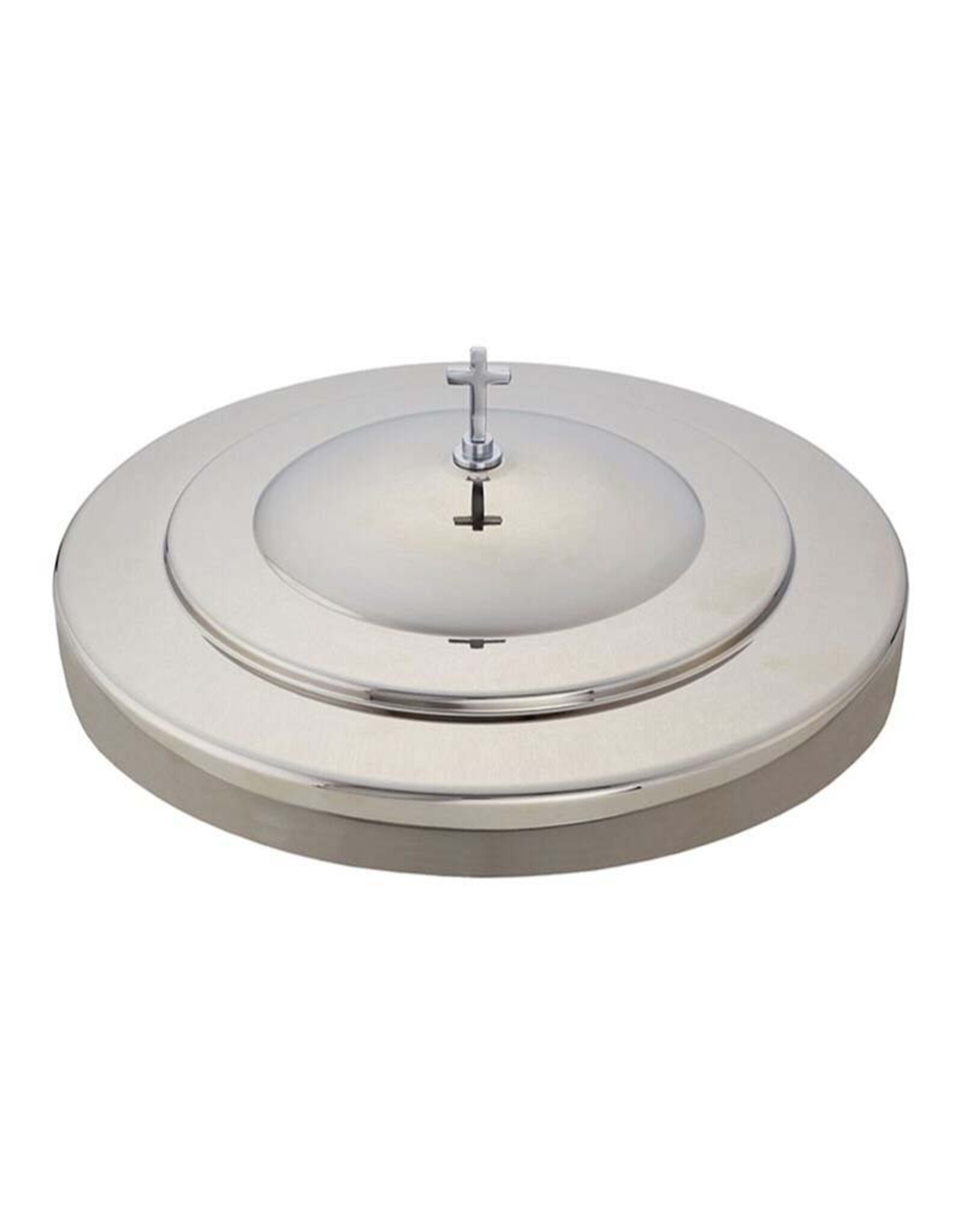 Sudbury Brass Communion Tray Cover (Lid) - Silvertone