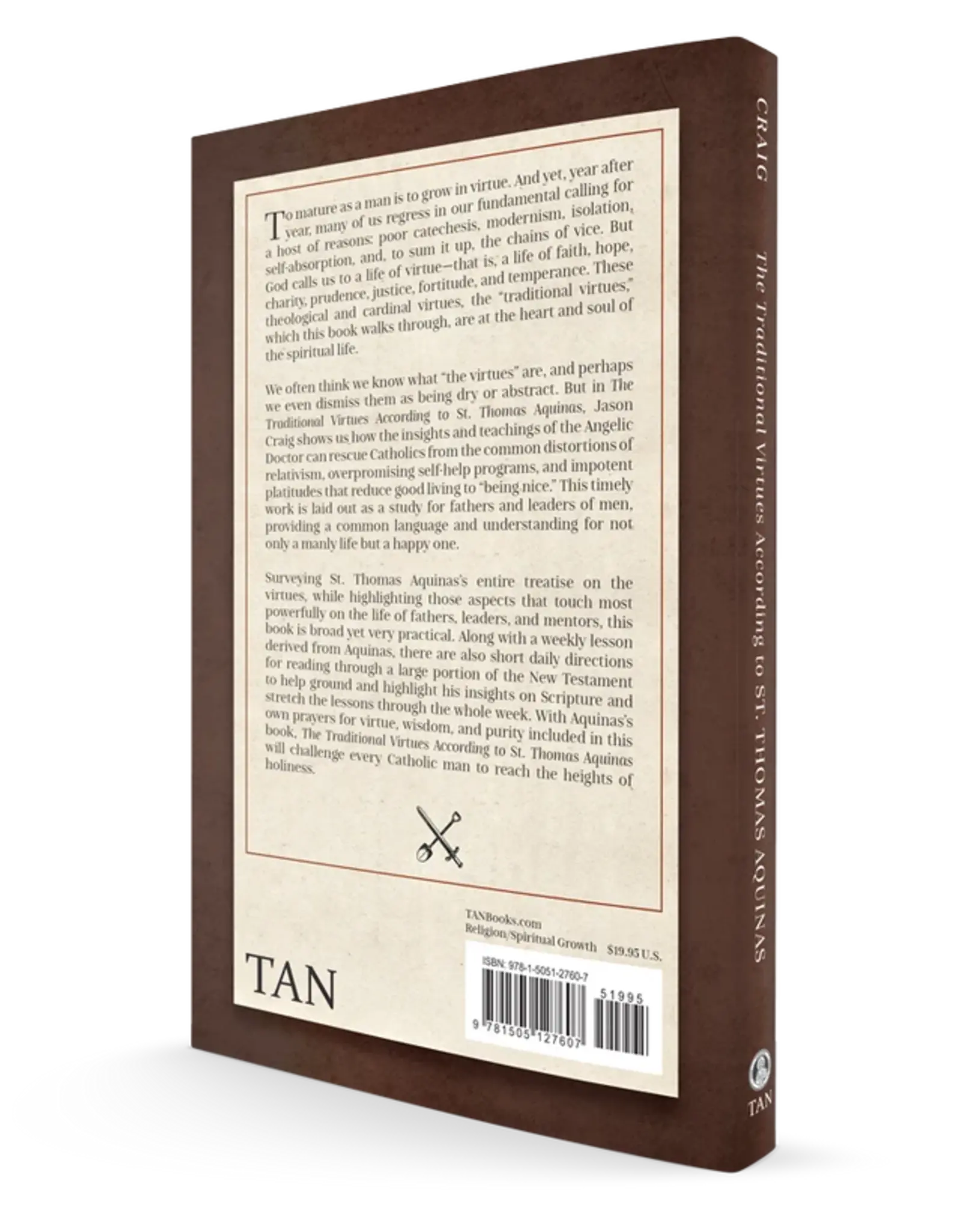 Tan Books (St. Benedict Press) Traditional Virtues According to St. Thomas Aquinas: A Study for Men