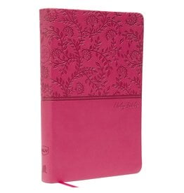 Thomas Nelson NKJV, Value Thinline Bible, Comfort Print, Imitation Leather, Pink