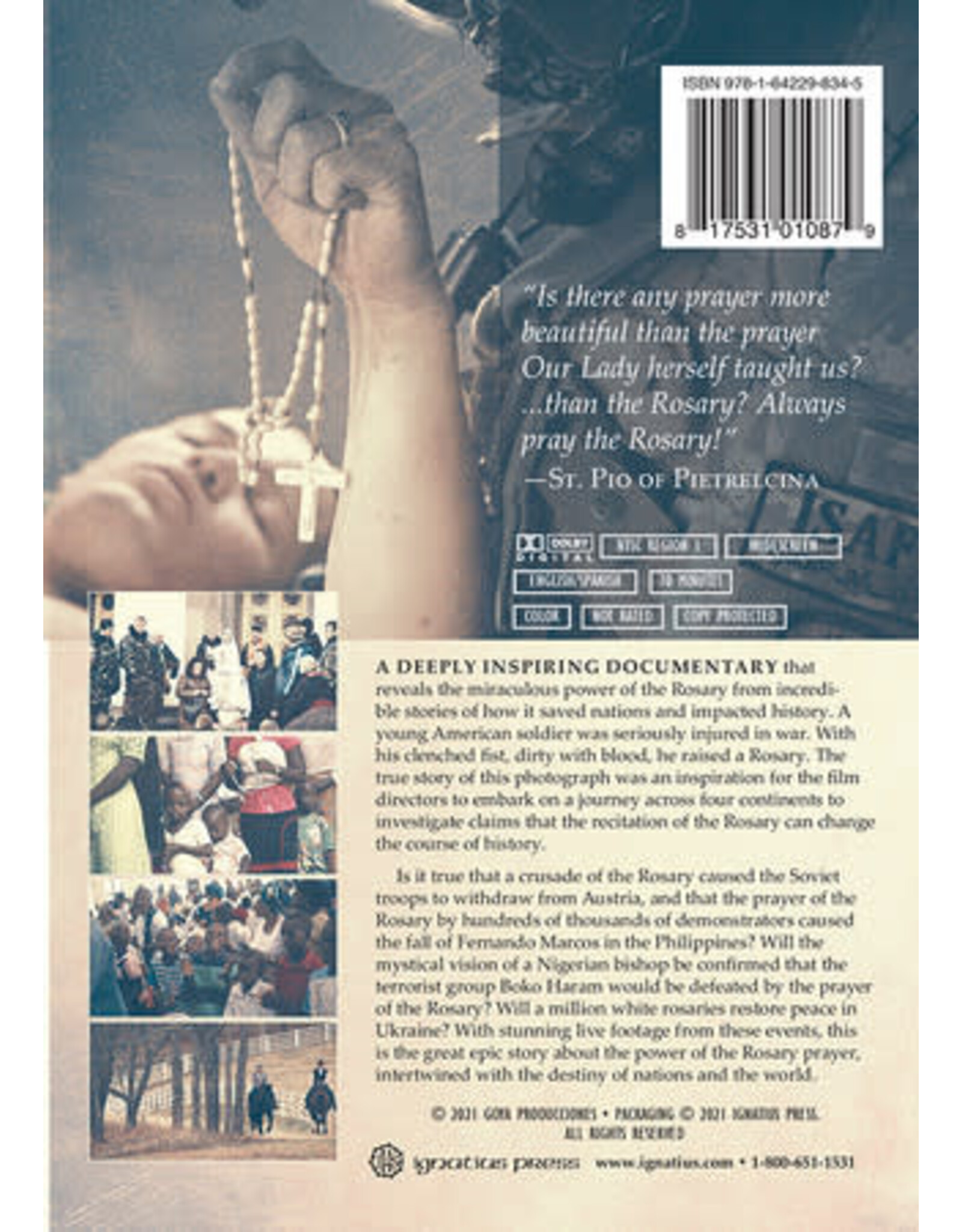 Ignatius Press The Rosary - A Prayer of Miracles DVD