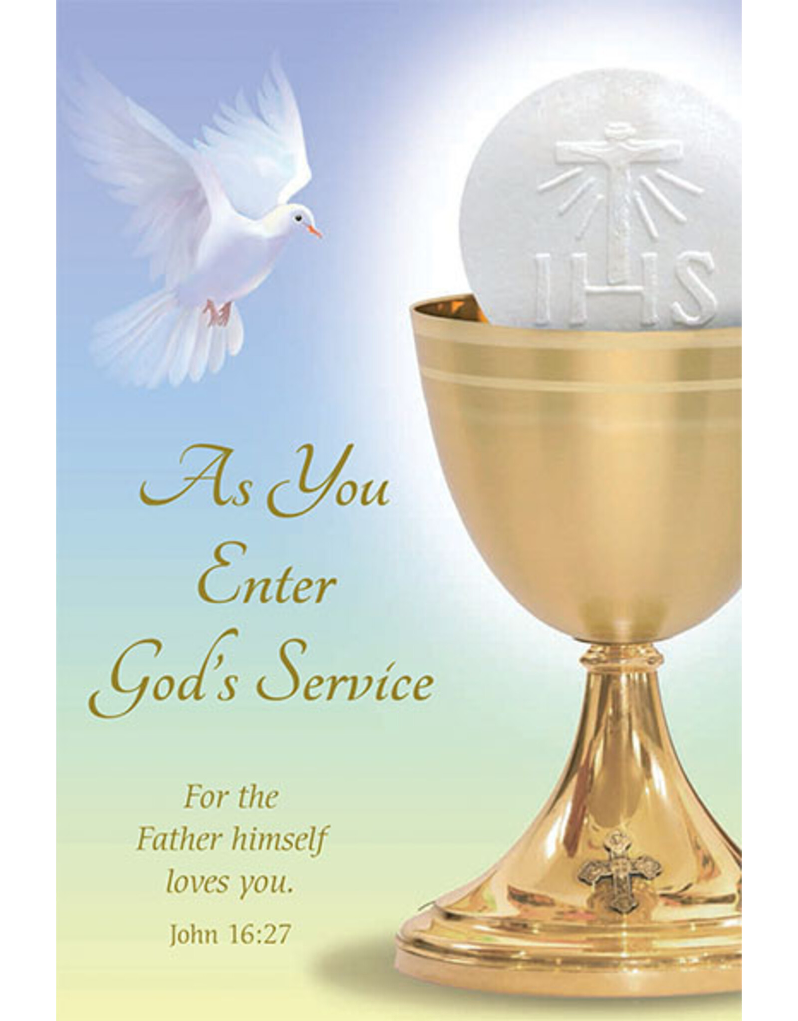 Greetings of Faith Card - As You Enter God's Service