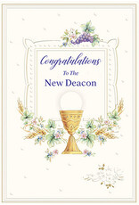 Greetings of Faith Card - Deacon Ordination, Congratulations