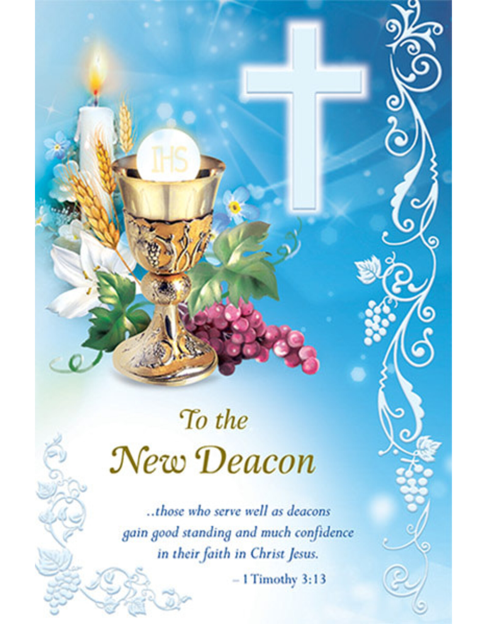 Greetings of Faith Card - Deacon Ordination, The New Deacon