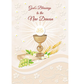 Greetings of Faith Card - Deacon Ordination, God's Blessings