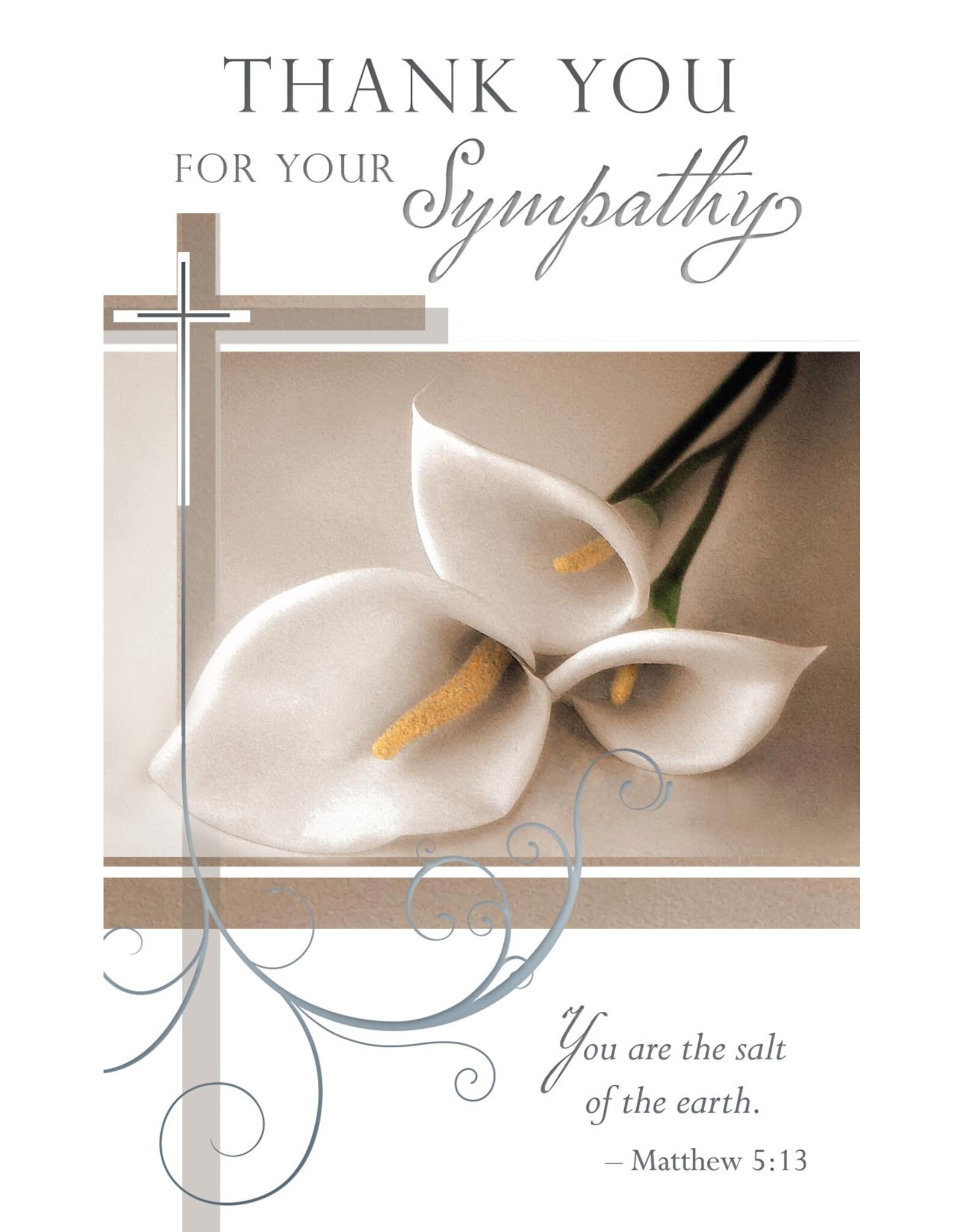 Greetings of Faith Cards (Pack of 8) - Sympathy Acknowledgement, You Are the Salt of the Earth