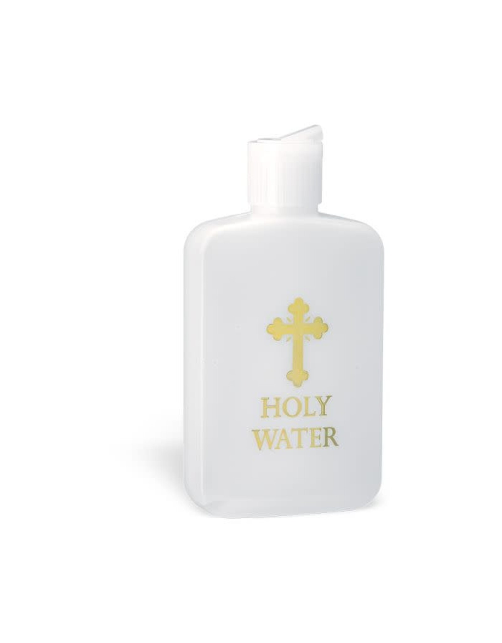 Hirten Holy Water Bottle 4oz Gold Letters