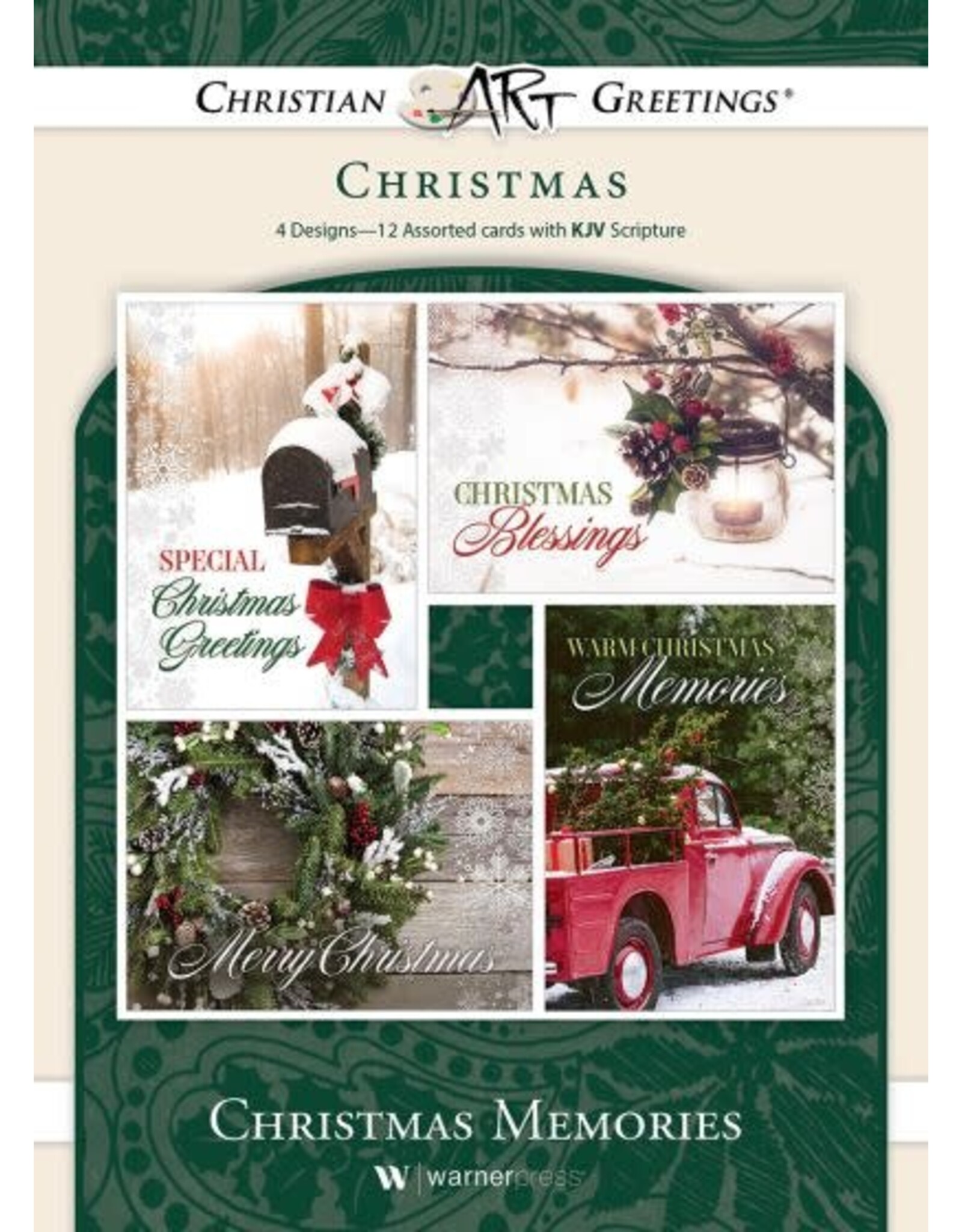 Hermitage Art Boxed Christmas Cards - Christmas Memories, KJV (12)