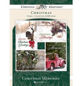 Hermitage Art Boxed Christmas Cards - Christmas Memories, KJV (12)