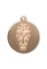 HMH Miraculous Medal - Round, Gold Over Sterling Silver, 18" Chain