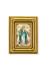 Hirten Framed Blessed Virgin Mary Picture, 3.5x4.5