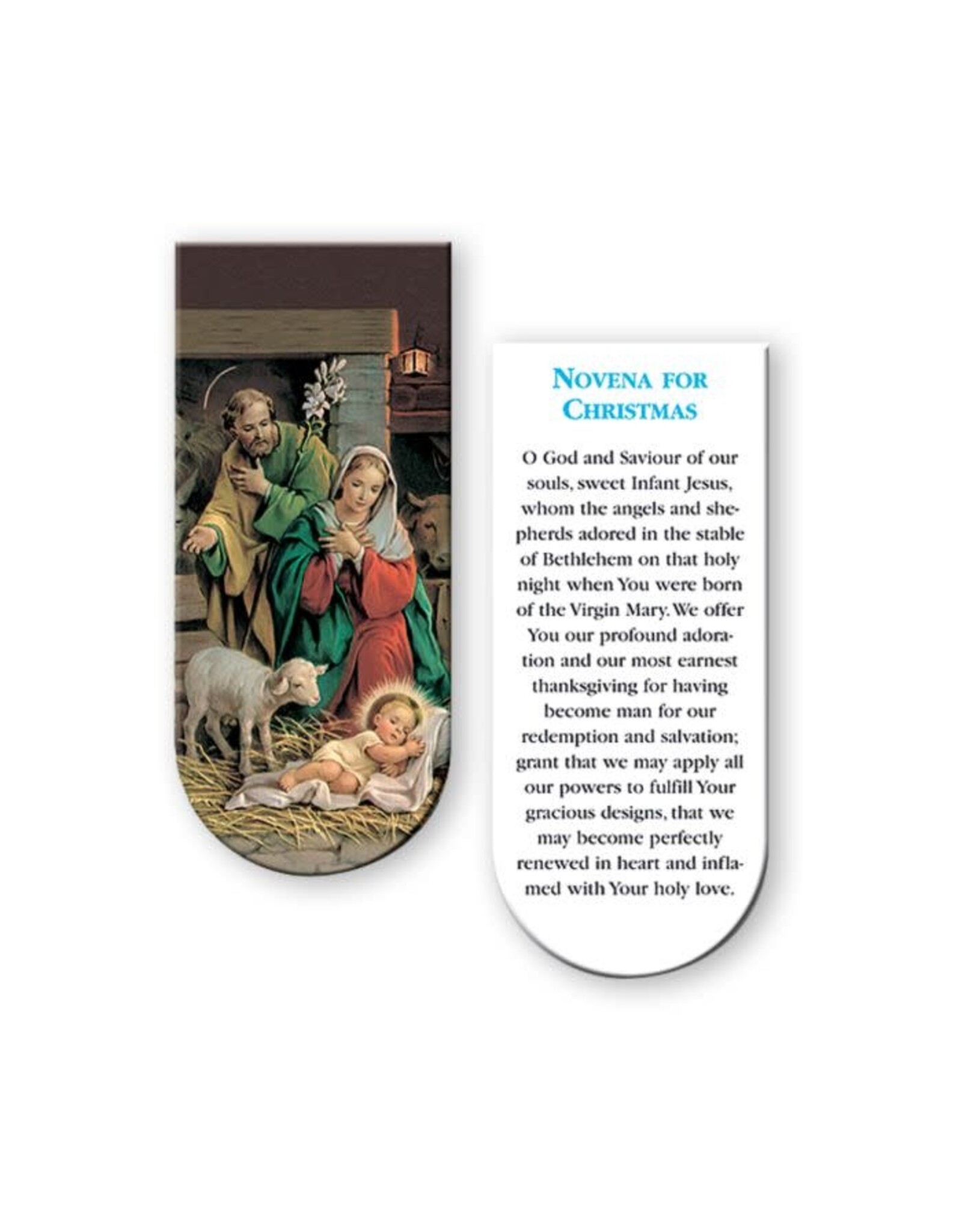 Hirten Magnetic Bookmark - Christmas Nativity Holy Family Novena