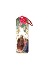 Hirten Wooden Bookmark - Christmas Holy Family with Ribbon Tassel
