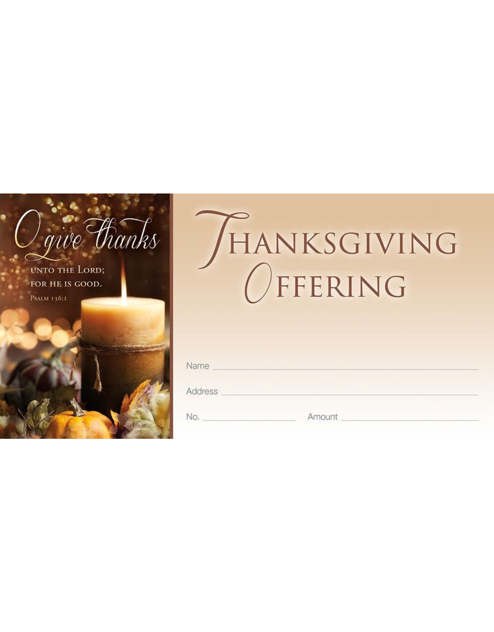 Hermitage Art Offering Envelopes - Thanksgiving (100)