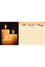 Hermitage Art Offering Envelopes - All Souls Day, Candles (100)